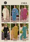 Zara By Belliza Roman Silk Embroidery Dress Material Exporters In India
